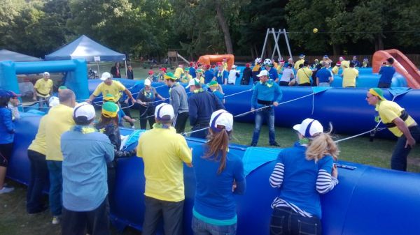 Menschenkickerturnier im Juni 2014 in Bamberg